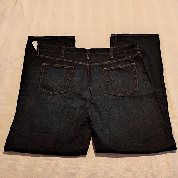 Old Navy men's size 42 x 32 dark wash loose fit jeans New - Picture 7 of 7